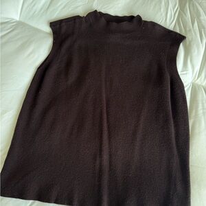 Worthington Dark Brown Knit Top